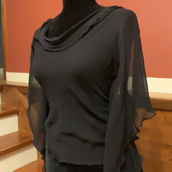 - Sheer Beaded top - - Picture 2 of 5